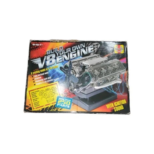 NEW Haynes Build Your Own Visible Working V8 Engine Model Kit #HM12USA