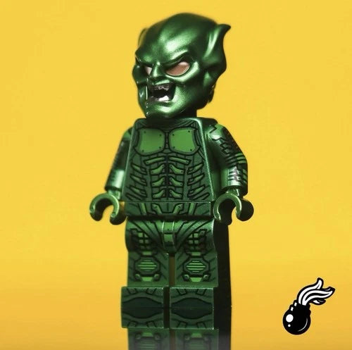 LEGO BrickBangers Custom Marvel Green Goblin Something of a Scientist Minifigure