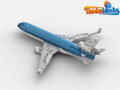 MOC-230176 airplane MD-11 building blocks Model Birthday Christmas gift toy