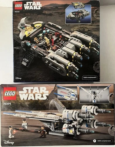 2 LEGO Star Wars : Anzellan Starship (75445) & Rebel U-Wing Starfighter (75399)