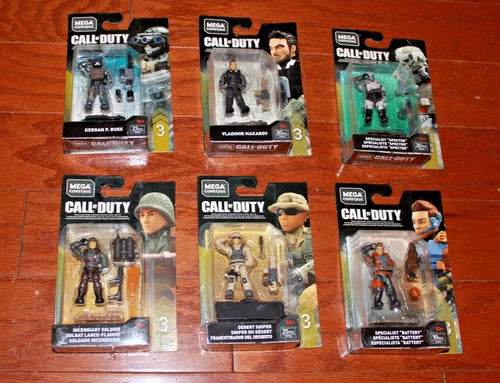 Mega Construx Call Of Duty Series 3 Complete Set of 6 - New, Sealed!