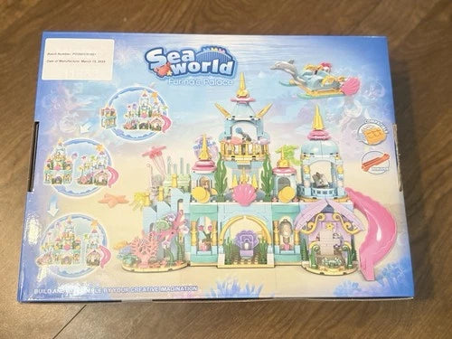 SeaWorld Furina's Palace 752 PCS Building Block Set Compatible Bricks New 11833