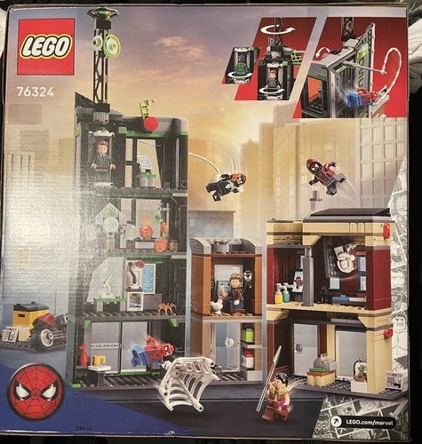MEOW 76324 Marvel Spider-Man vs Oscorp - Build ONLY NO MINIFIGURES ! New!