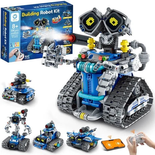 Sillbird STEM Robot Building Kit with Remote Control Gifts for Boys Ages 8-14...