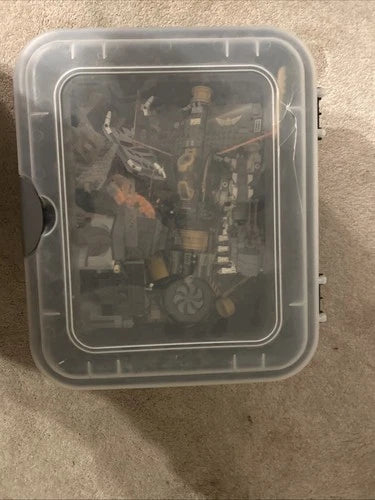 MEOW Bulk Building Parts Some Completed Lot 12.5 Lbs Star Wars, Ninjago, etc