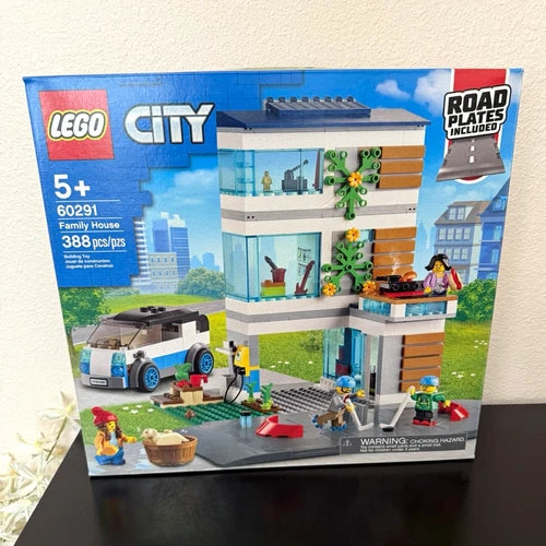 MEOW City 60291 Family House Complete Set 388 pcs Road Plates Included Age 5+