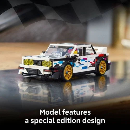 MEOW Speed Champions BMW M3 E30 77263 Race Car Building Set