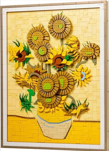 Vincent Van Gogh Sunflowers Brick Building Set l 2615 Pieces l Generic Brand