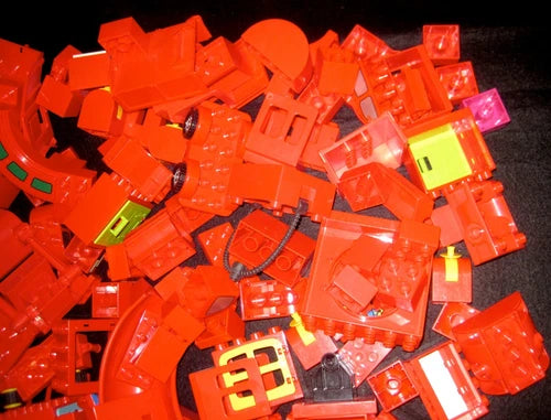 Bundled Lot DUPLO Bricks & Blocks RED