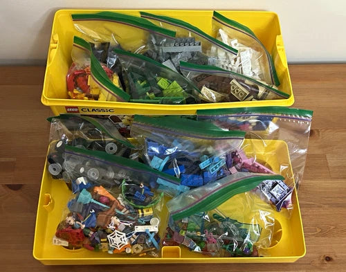 LEGO Classic Bulk Lot Loose Bricks & Parts w/ Minifigure Parts & Accessories