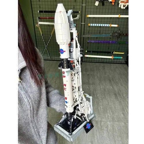 869PCS Moon Landing Space Rocket Building Blocks Set Adults Kids Gift 14+ MOC