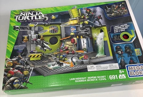 Mega Bloks Teenage Mutant Ninja Turtles Turtle Sewer Lair Sealed Retired
