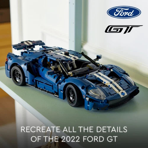 MEOW Technic 2022 Ford GT 42154 Car Model Kit for Adults to Build, 1:12 Scale