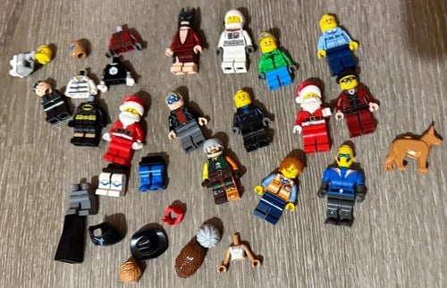 HUGE LEGO LOT & Cases Parts & Accessories Bat Man Figures Mixed Pieces