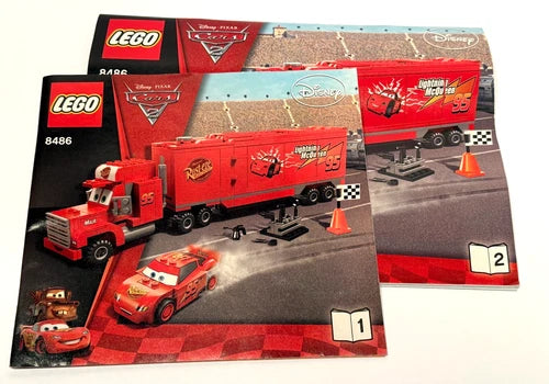 Rare Complete & Assembled MEOW Disney Cars 2 Mack's Team Truck Set 8486 - 374pcs
