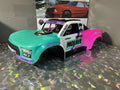 ARRMA ARA-1564 MOJAVE GROM Body Cage Clipless Teal/Pink Complete 1/18 223s