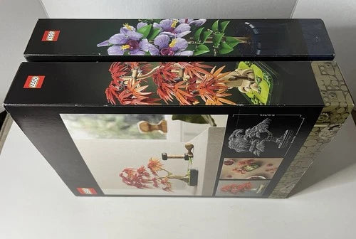 Lot of 2 LEGO Botanicals: Hibiscus (10372) & Japanese Maple Tree (10348)
