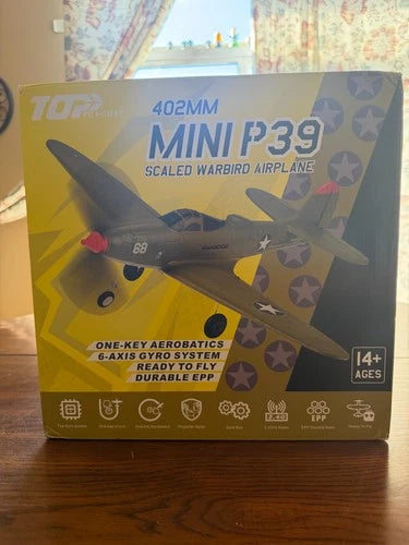 TOP RC HOBBY 402mm Mini P-39 Airacobra Warbird Airplane RTF TOP103B01 USAAF