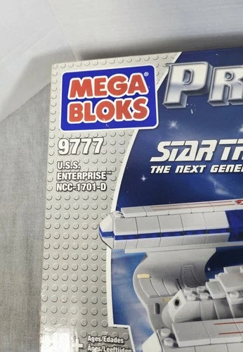 Mega Bloks 🌟Sealed🌟 Probuilder # 9777 Star Trek TNG USS Enterprise NCC-1701-D