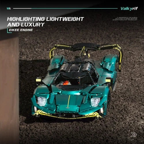 Technic 1:8 Aston Martin Valkyrie AMR PRO Supercar Building Set MOC 3868 Pieces