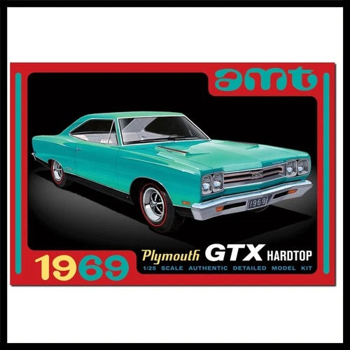 1969 Plymouth GTX Hardtop Model Kit 1:25 Scale Classic Car Building Kit