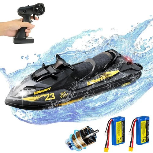 Brushless RC Jet Boat 25KMH Remote Control Boat for Kids and Adults