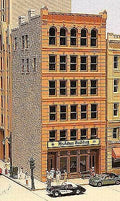 Lunde Studios 26 HO Scale McAdam Building -- Kit