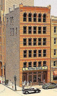 Lunde Studios 26 HO Scale McAdam Building -- Kit