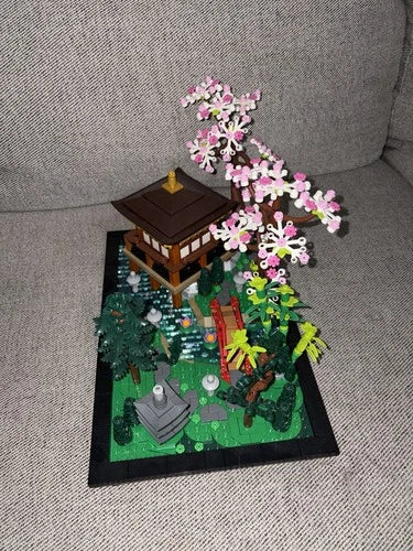 LEGO Icons Tranquil Garden 10315 Complete Set 1363 pcs 18+ Brick Separator