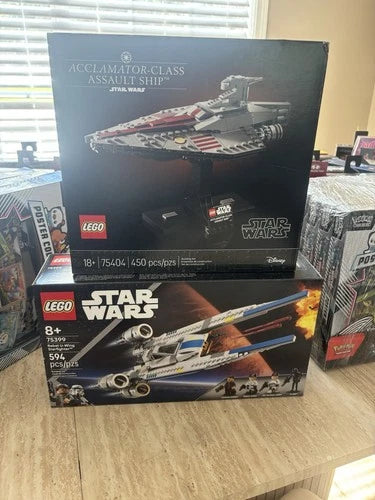 LEGO Star Wars 75399 Rebel U-Wing 75404 Acclamator Assault Ship NEW SEALED LOT