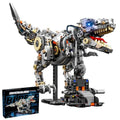 Mechanical Tyrannosaurus Building Blocks Set with LED Light & Display Stand, ...