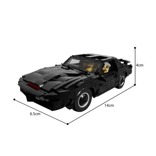 829 PCS MOC Knight Rider KITT 1:32 Scale Cars Building Block Vintage Model Toys