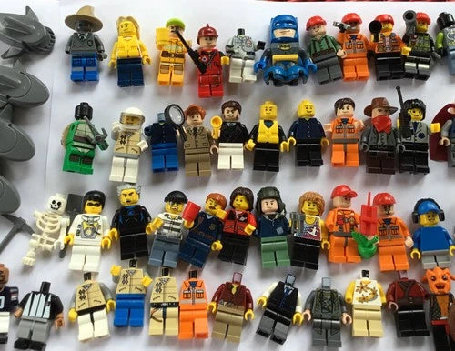 Lego Large Lot 50+ Minifigures With Accessories Mixed Some Incomplete