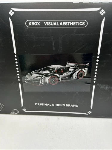1:8 Technic Supercar 3358PCS Building Blocks Lamborghini Style Model Kit KBOX
