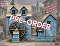 1/35 Diorama Combo Set 3 Kits Stone European Water-Mill Bldgs +Foilage Pack 8852