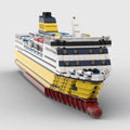 Modubrix MOC-75498 Cruiseferry Ship Model 1/325 Scale 1896 Parts