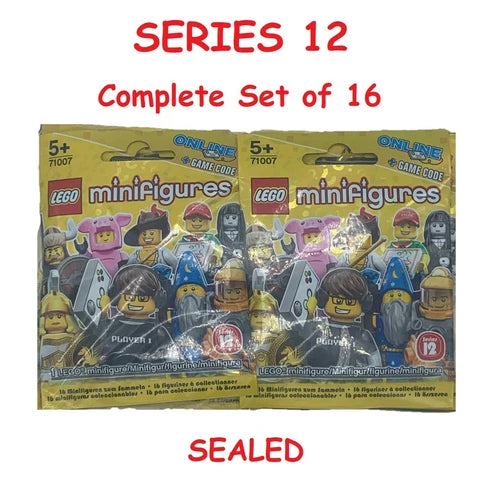 LEGO SERIES 12 Collectible Minifigures 71007 - Complete Set of 16 (SEALED)