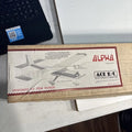 Alpha Ace RC Airplane Kit Plywood & Foam 40" Span Trainer Or Sport Vintage +