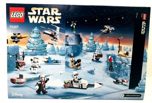 NIB Star Wars Lego Advent Calendar Mandalorian The Child #75307 335 Pieces