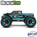Blackzon Slyder MT 1/16 4WD Electric Monster Truck RTR Brushed Blue RC Car