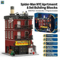 Spider-Man City Apartment Deli Building Blocks 3559PCS Marvel Super Hero Set Box