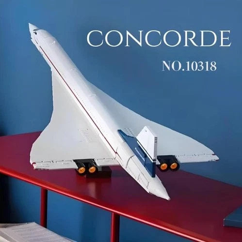 2083PCS Concorde Airbus Building Blocks Model Bricks MOC 10318