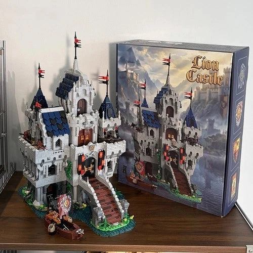 MOC Lion Castle Modular Building Blocks Decor set toys christmas gift 3967 pcs