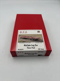 BTS 29277 HO Scale McCabe Log Car Laser-Cut Car Model Building Kit (Pack of 3)