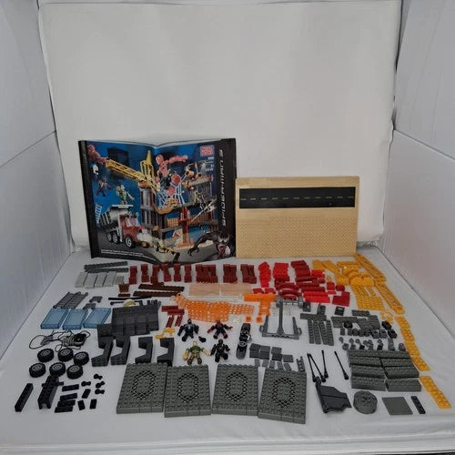 2007 Mega Bloks Spider-Man 3 Final Battle set Not Complete Please Read