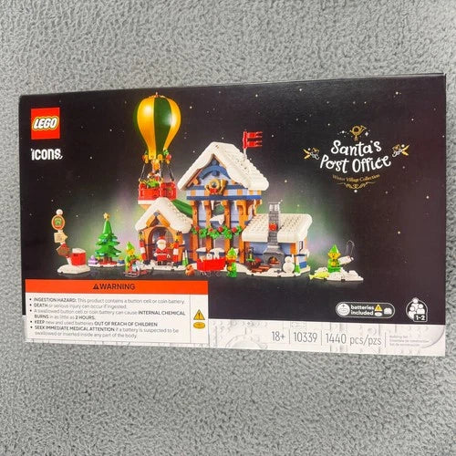 LEGO Icons: Santa's Post Office (10339) Building Toy Set Collectible Holiday New