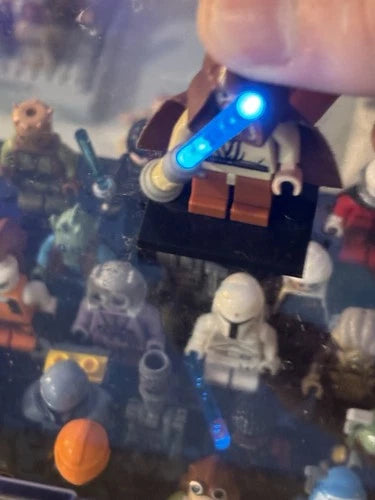 LEGO Star Wars Obi-Wan light up with cape and blue lightsaber
