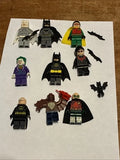LEGO Minifigure DC Batman Figures Lot of 9
