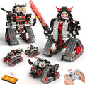 Opmind 5 in 1 STEM RC Robot Building Kit, APP & Remote Control Samurai/Ninja ...