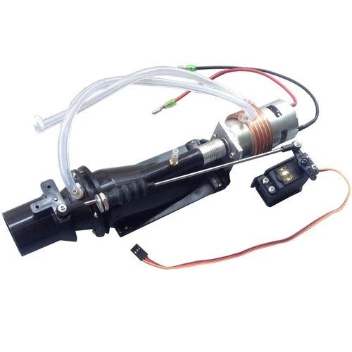 40mm RC Boat Jet Pump Drive with 12V Brushed Motor Water Cooling Assembly